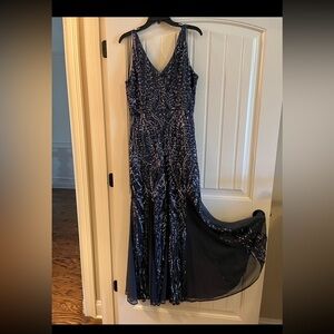 Navy Nightway size 14 dress.